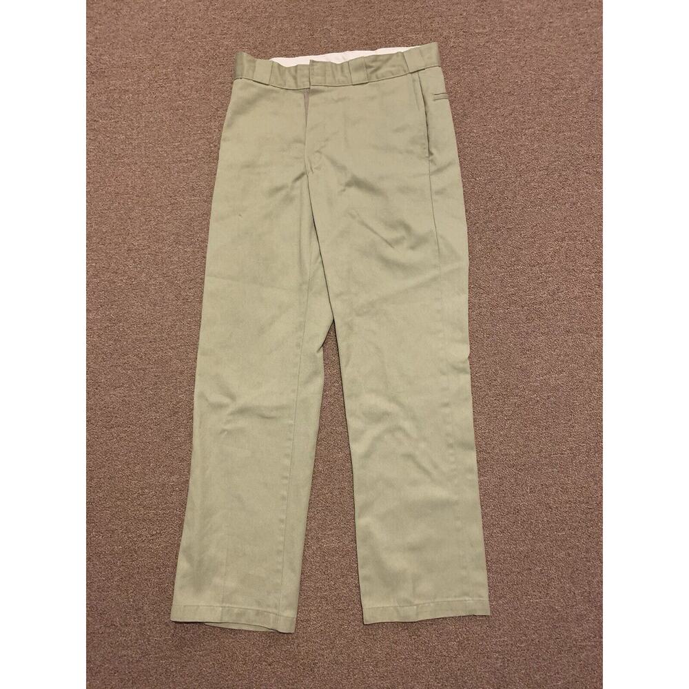Dickies 874 Pants Mens 30x32 Original Fit Tan Flat Straight Work Pants